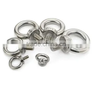 Factory Manufacturer SS304 AISI316 Din580 Din582 Lifting Eye Bolt and Nut thumbnail-1
