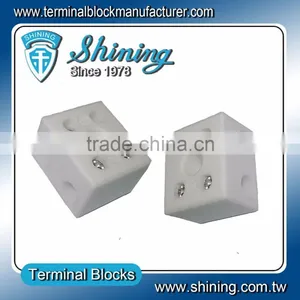 TC-652-A No Glazed Plated 600V 2 Pole 16mm 65A Porcelain Terminal thumbnail-4
