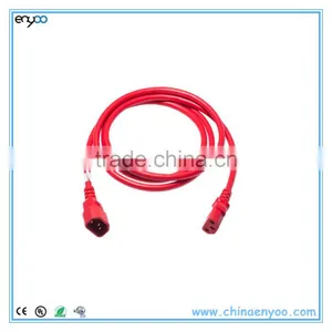Color Cords Red CPU/PDU Power Cord - C14 to C13 - 10 Amp thumbnail-1