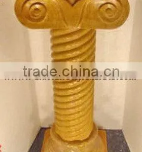 UNIQUE INDUS GOLD MARBLE PEDESTALS thumbnail-2