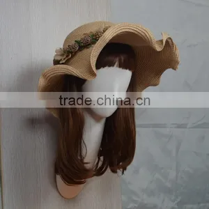 Matt White Wall Mounted Female Mannequin Head for Hat and Wig Shore Display thumbnail-3