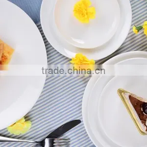 Custom Porous Ceramic Plates White Porcelain Serving Dishes thumbnail-6