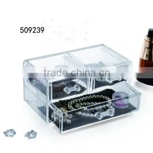 Popular Factory Manufactured Plastic Cosmetic Organizer Make up Storage Display Jewelry Cosmetic thumbnail-4