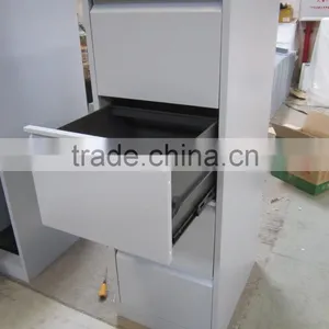 Steel Metal 4 Drawer Vertical Filing Cabinet File Box A4 Hanging Cabinet thumbnail-2
