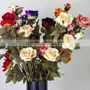 SJ11001107 Wholesale Artificial Flowers/high Initation Rose/decorative Single Rose thumbnail-4