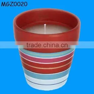 Terracotta Candle Pot thumbnail-1