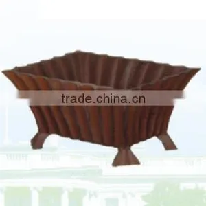 Factory Supply Cast Iron Small Decorative Flower Pot thumbnail-1