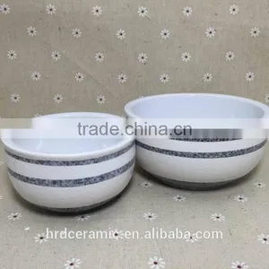Stocked Personalized High Quality Ceramic Soup Bowl With Two Size thumbnail-2