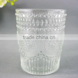 Carving Glass Candle Holder / Glasswar thumbnail-1