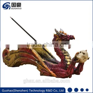 Gothic Dragon Figurine Sculpture Incense Burner Holders thumbnail-1