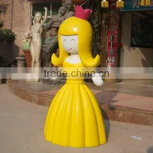 FRP Cartoon Girl Figurine thumbnail-3