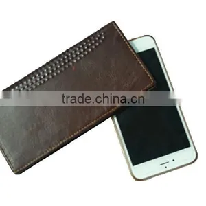 Hot Classic Long Wallet Design Genuine Leather Wallet for Men With Money Clip thumbnail-1
