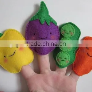 2017 Best Selling New Product Decorative Custom Handmade Fabric Felt Fashion Innovative Vegetable Handmade Puppet Wholesale thumbnail-1