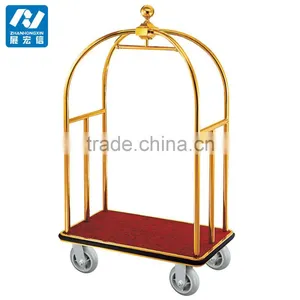 Airport Platform Trolley, Cheap Stainless Steel Folding Heavy Duty Platform Hand Truck thumbnail-3