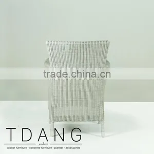 Pasadena Wicker Chair (Grey) - Dining Wicker Furniture Chair thumbnail-3