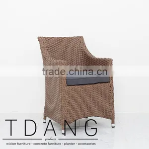 Largo Wicker Dining Chair - Vietnam Poly Rattan - Outdoor Patio Furniture thumbnail-4