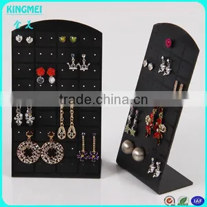 L Shaped Floor Acrylic Earring Display Stand Holder With Black Color Plexiglass Earring Rack thumbnail-6