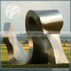 Modern Outdoor Garden Abstract Stainless Steel Sculpture thumbnail-1