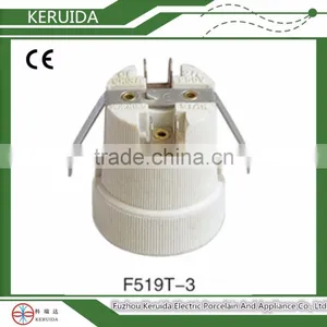 Porcelain Ceramic Lampholder F519T-3 E26/E27 thumbnail-1