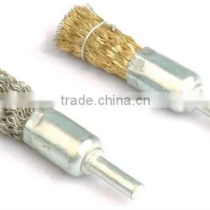 Small Steel Wire Polishing End Brush thumbnail-1