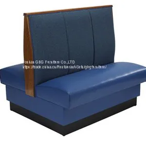 Customized Quality Restaurant Double Sided Booth thumbnail-1