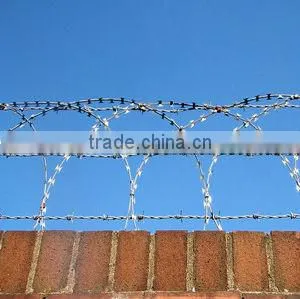 Barbed Razor Wire Mesh/Concertina Barbed Iron Wire thumbnail-1