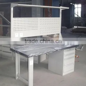 High Quality Industrial Metal Workbench With MDF /Stainless/ Wood Top thumbnail-1