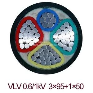 High Quality Aluminum Conductor XLPE Jacket Steel Wire Armoured Copper Braid Shielded PVC 4*50MM2 Price Per Meter thumbnail-2