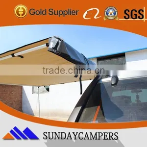 China Manufacturer High Grade Fabric Retractable Car Awning thumbnail-3