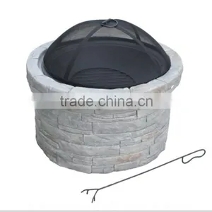 26.5 Inch Hot Sale MGO(magnesium) Round Outdoor Fire Pit thumbnail-4