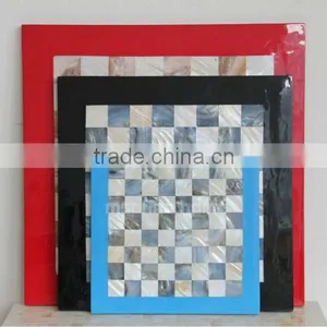 Lacquer Mother of Pearl Chess Board thumbnail-1