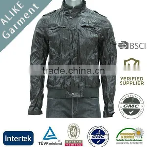 ALIKE Man Harley Leather Hunting Jacket thumbnail-1