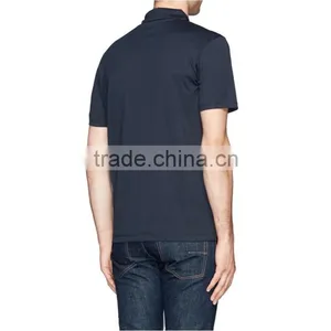 Mens Sport Golf Office Men Formal Polo Uniform Polo Shirts for Sale thumbnail-3