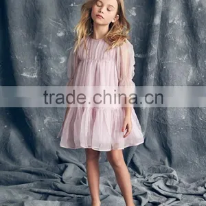 Fashion Baby Children's Product Tulle Girls Party Dresses Flower Princess Party Dress thumbnail-1