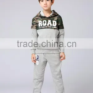Autumn Winter Fashion Cotton Knitted Kids Sport Clothes Set Boys 2pcs Clothes Set Kids Clothing Wholesale thumbnail-1