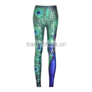 2017 Colorful New Style Custom Sublimation Print Leggings for Women thumbnail-1
