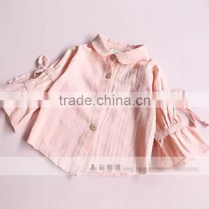 1-5 Years Wholesale 2017 New Autumn Cotton Full Sleeves Kids Girls Blouse thumbnail-2