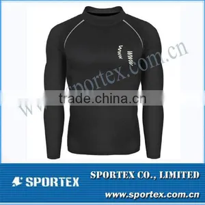 2015 New Design Flatlock Mens Compression t Shirt thumbnail-3