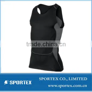 CP-1311 Mens Sleeveless Compression Shirt, Mens Sleeveless Compression Top, Mens Compession Wear Sleeveless thumbnail-1