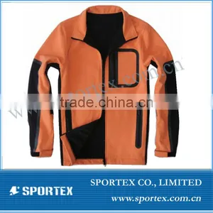 Mens Outdoor Softshell Jacket, Mens Outdoor Softshell Jacket Bonded With Micro Fleece, Mens Softshell Jacket With Chest Pocket thumbnail-1