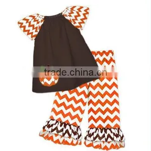 Conice Kids Outfits Cheap Baby Girl Clothes Sets Girl's Halloween Pumpkin Exquisite Embroidery Series of Suits thumbnail-1