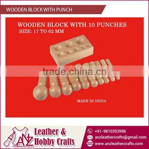 Industrial Grade Wooden Block With Punch at Best Selling Price thumbnail-1