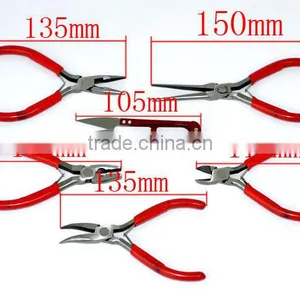 Wholesale Jewelry Making Tool 6PCs/set Mixed Pliers Scissor Kit With Case thumbnail-3