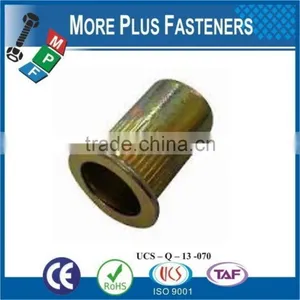 Made in Taiwan Stainless Steel Bright Brass Antique Brass Rivet Nut thumbnail-6