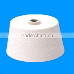 Raw White or Dyed Polyester Chunky Yarn for Sewing Factory Price thumbnail-2