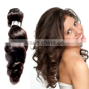 Brazilian Loose Wave Human Hair Weaves Wavy Unprocessed Wholesale Virgin Brazilian Hair Extension thumbnail-1