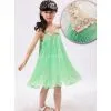 Girl Dresses Summer 2013 Pleated Chiffon One-Piece Dress With Lace Collar Child thumbnail-3
