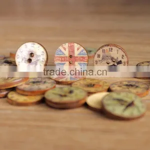 Wooden Cartoon Button Clasp Buckle Baby Sweater Wholesale Wood Children thumbnail-2