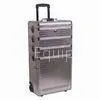 Animal Pattern Aluminum Professional Rolling Cosmetic Organizer, Makeup Artist Wheeled Train Case thumbnail-1