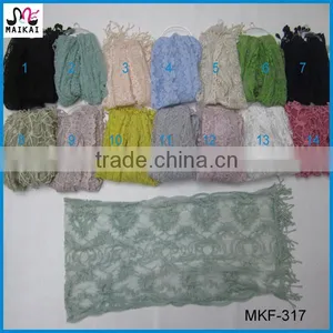 European Hot Selling Elegant Women's Polyester Lace Scarf thumbnail-1